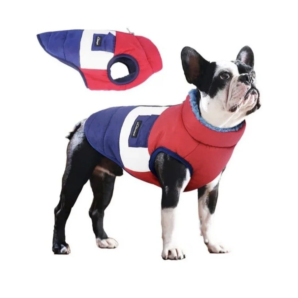 Warm Dog Coat Reversible Dogs Jaket for Small Medium Large Dog Puppy Winter XXL